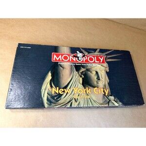 Vintage Monopoly: New York City Edition (1998) Parker Brothers COMPLETE